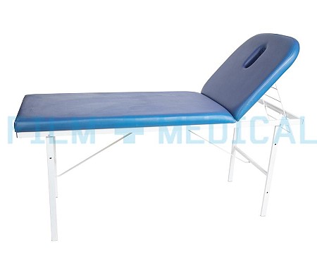 Folding Blue Examination Couch